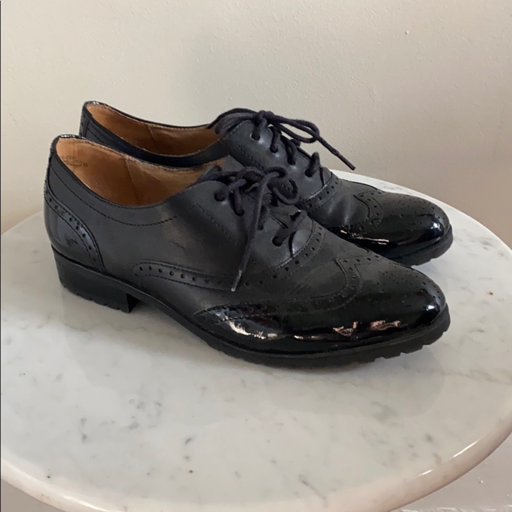 Black Patent Leather Oxford shoes